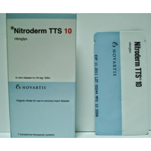 Nitroderm TTS 10 mg ( nitroglyserin ) 7 patches